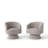 Murrow Velvet Swivel Barrel Chair(Set of 2)-522259635