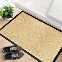 Brighaus Large Outdoor Indoor Door Mat - Non-Slip Heavy Duty Front Welcome  Doormat Rug - Outside Patio