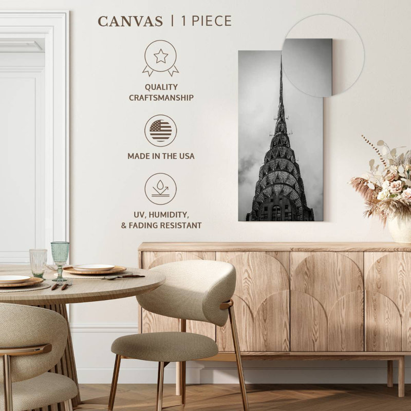 Chrysler Building, 54" H x 27" W