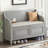 Rustic Multifunctional Storage Bench (Gray Wash)-1856550208