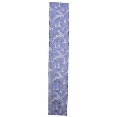 Ruban d'artisanat de Noël filaire Blue Winter Wonderland