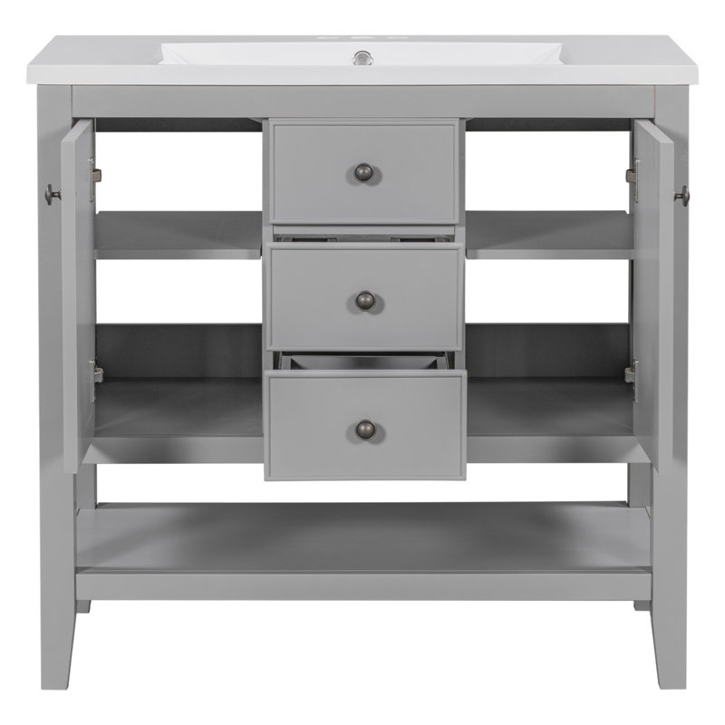 Base de meuble-lavabo simple 35,98 po seulement