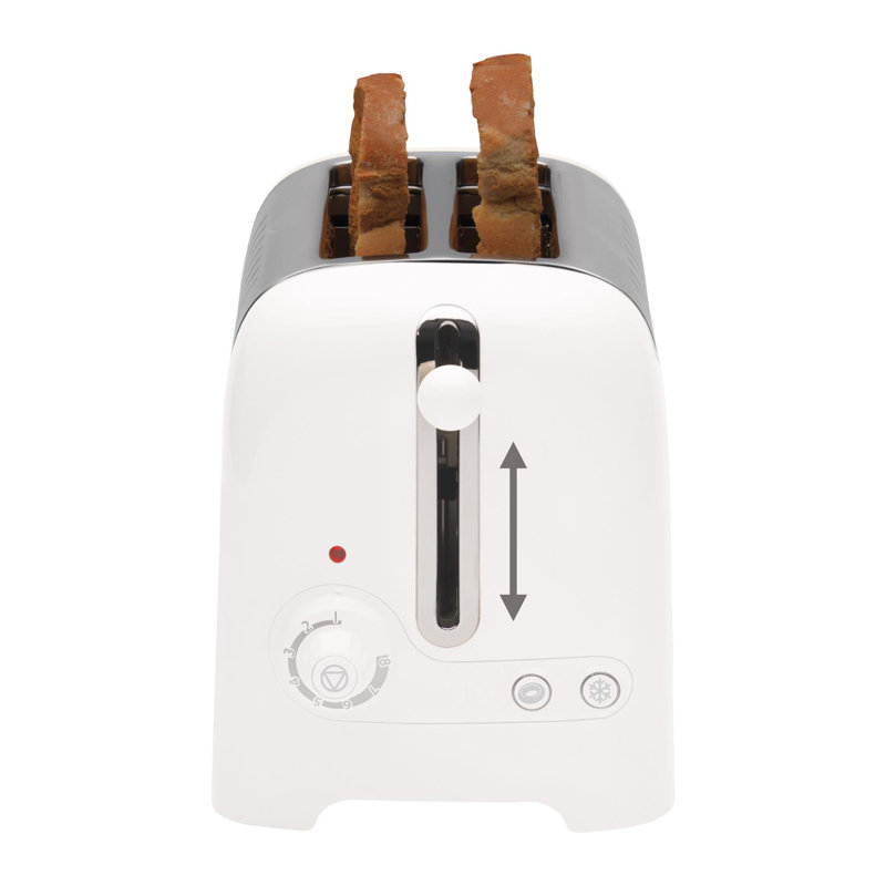 Dualit Lite 1.5L Kettle with 2 Slice Toaster White, White