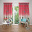 Panneaux de rideaux semi-transparents à motif floral (DSQ est fixé à 2)-1592542527