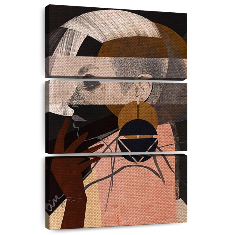 Leisha Face Off I, 32" H x 20" W