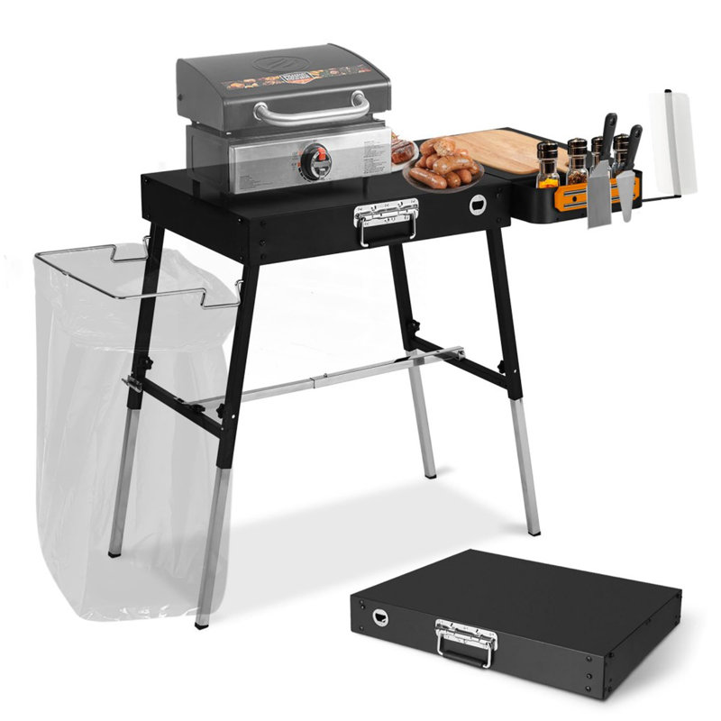 Outdoor Folding Grill Table