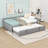 Full Upholstered Daybed with Trundle-1939705358