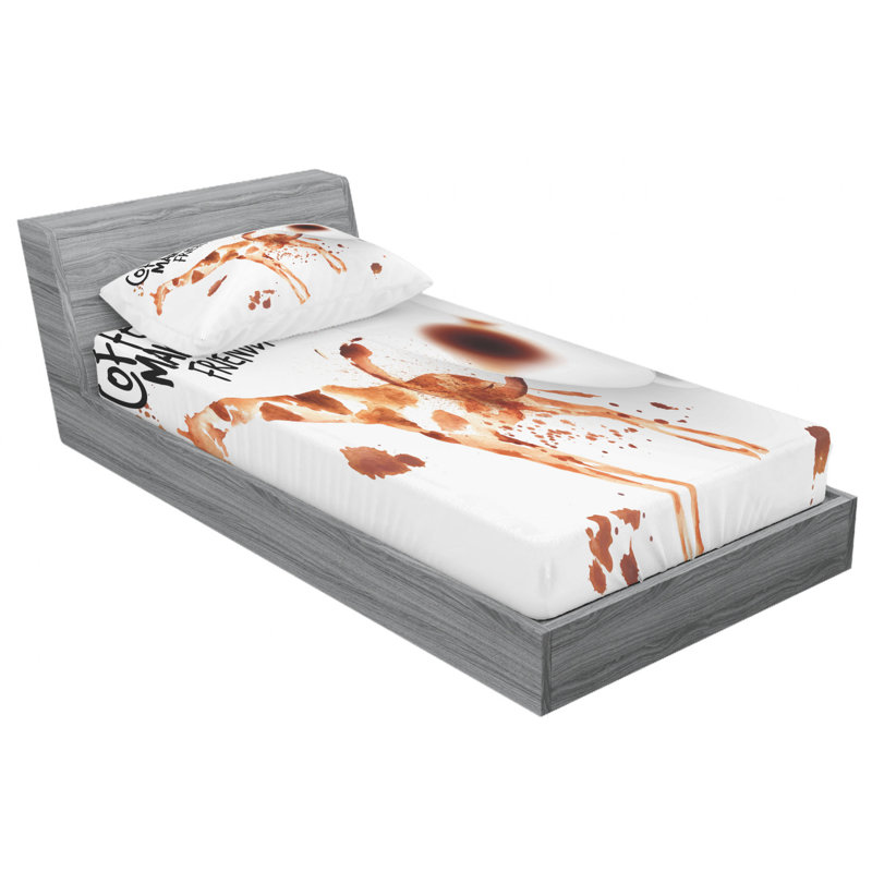 Microfiber Sheet Set, Twin XL Sheet Set with Fitted Sheet