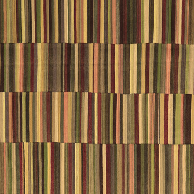 Washable Striped Indoor Rug