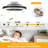 19-Inch Black Ceiling Fan Light With Led Rgb – Dimmable & Color-Changing, App & Remote Control, Modern Smart Ceiling Fan For Living Room, Bedroom, And Dining Room (Silent/6-Speed/Reversible/Dc Motor)