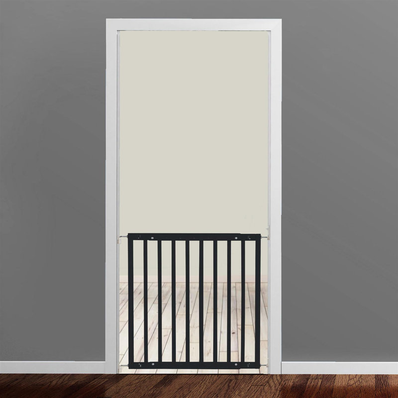 Odebolt Wood Pet Gate Accessory, Black Wood