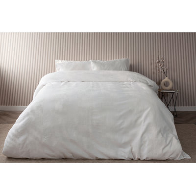 Waffle Stripe Duvet Set