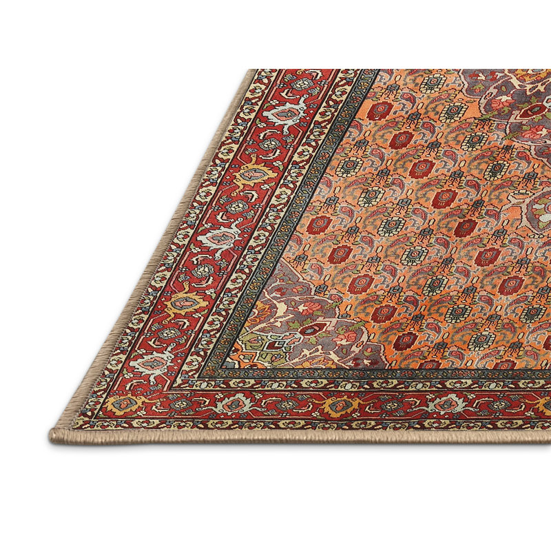 Ceaser Oriental Indoor Rug, Rectangle 4' x 6'