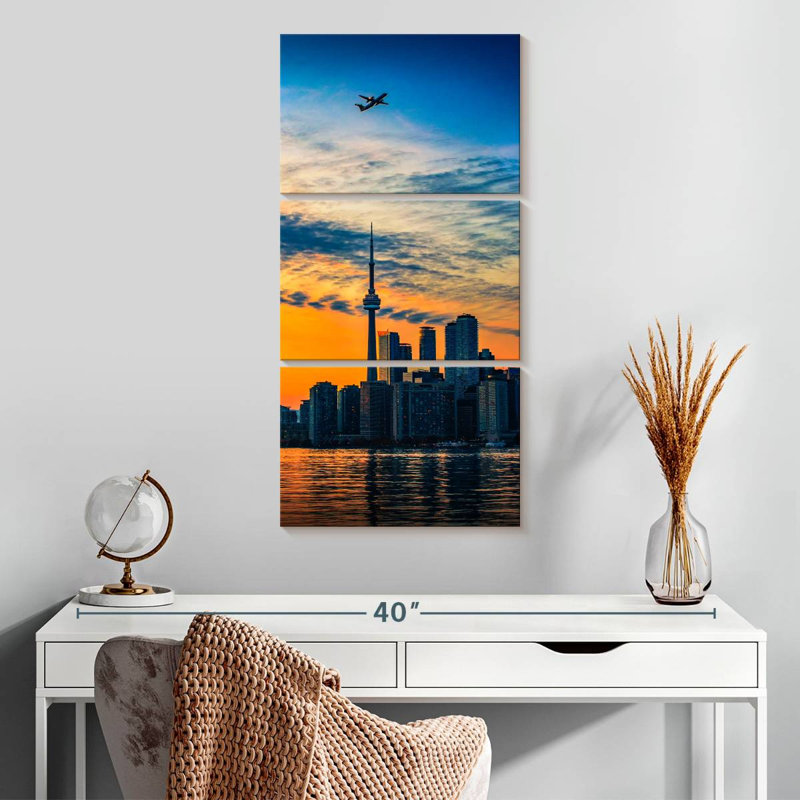 Toronto Sundown, 32" H x 15" W