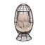 Chaise de patio pivotante avec coussins Pitner