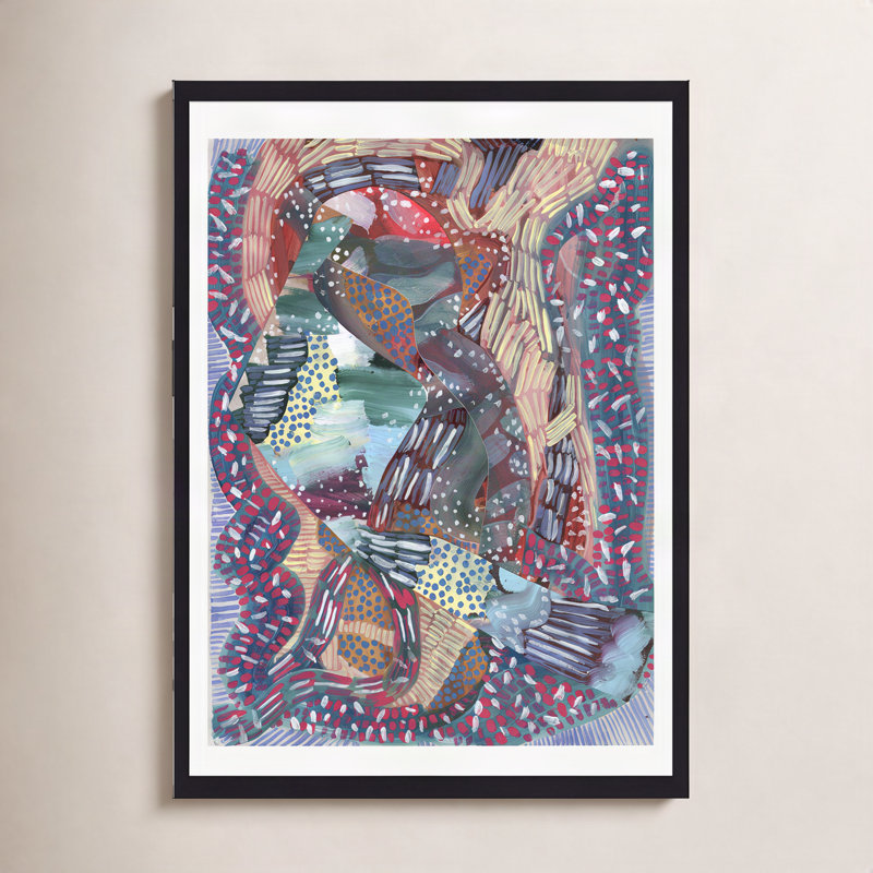 Baby Your Electric by K'era Morgan, Black Paper Single Picture Framed, White, 16" H x 12" W