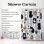 Rideau de douche 1 pièce Domagala Furry Duo-1912682354