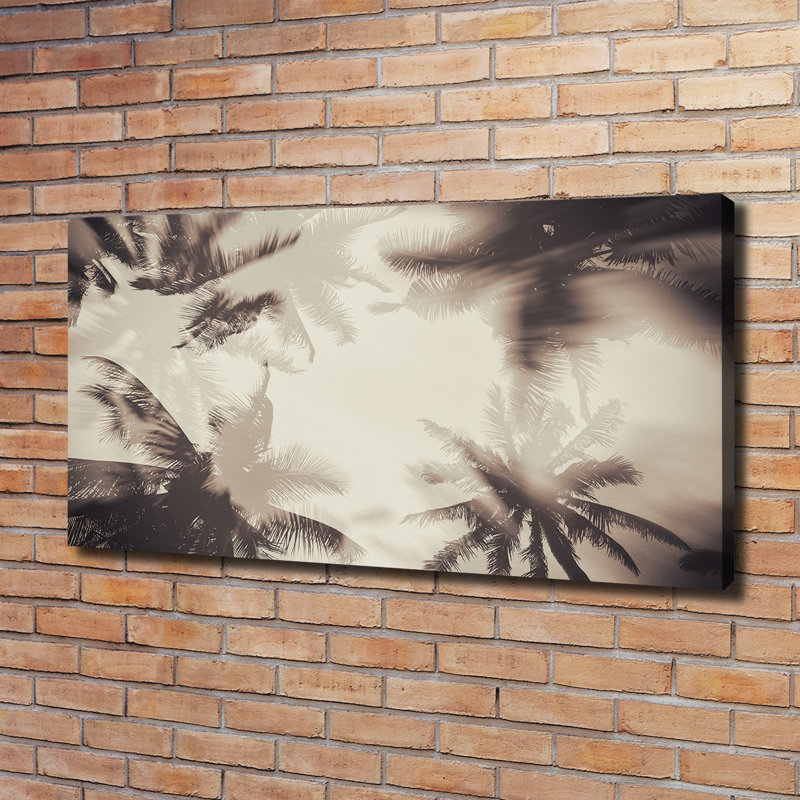 Palm Trees 1 Piece Wrapped Canvas Wall Art