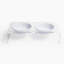Small Clear Elevated Feeder with Color Bowls-61659534-62441846