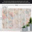 Adhésif mural floral pelez et collez - Jardin aux tons doux-782805823
