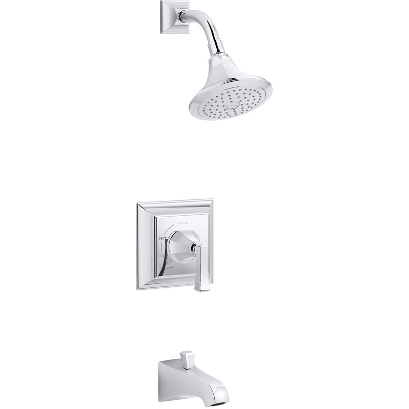 Memoirs Tub and Shower Faucet, Polished Chrome