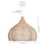 Luminaire suspendu beige à 1 lumière Aquera-212295821-46451922