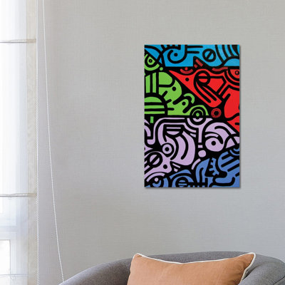 Reflections by Billy The Artist - Print on Canvas