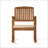 Acacia Wood Patio Rocking Chair With Comfortable Cushions For Outdoor Relaxation And Durability