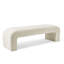 Emmie 60'' Boucle Upholstered Waterfall Bench