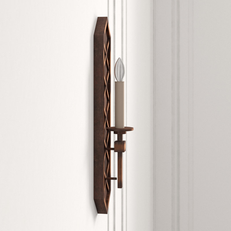 Cienfuegos 1 - Light Candle Wall Light, Antique Bronze