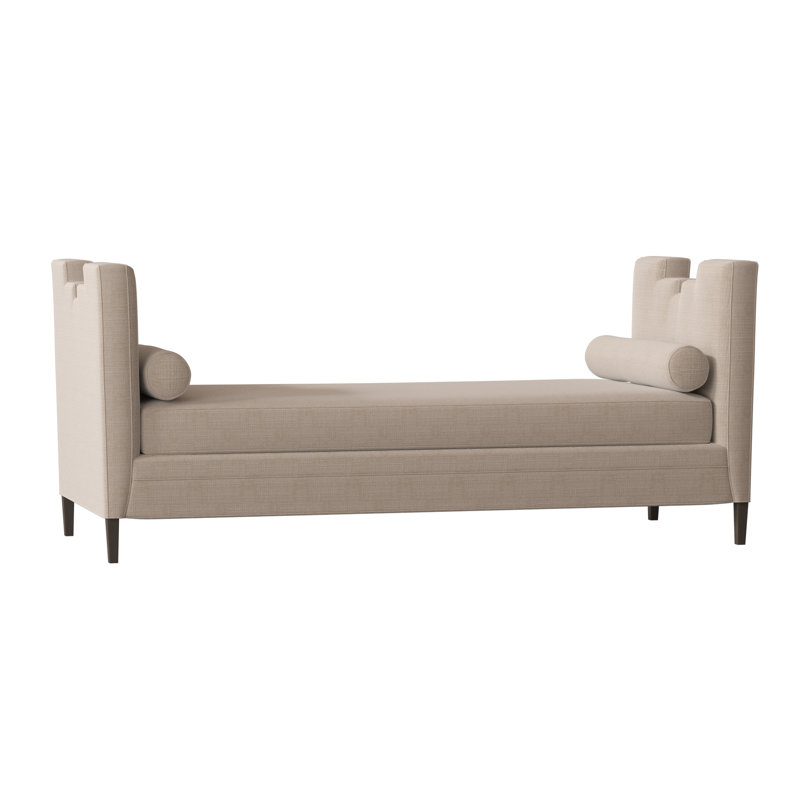Banc rembourré Ida, Café au lait Metrolinen, Brun acajou