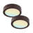 13 in. Round Color Selectable Integrated LED Flush Mount Downlight-72090890