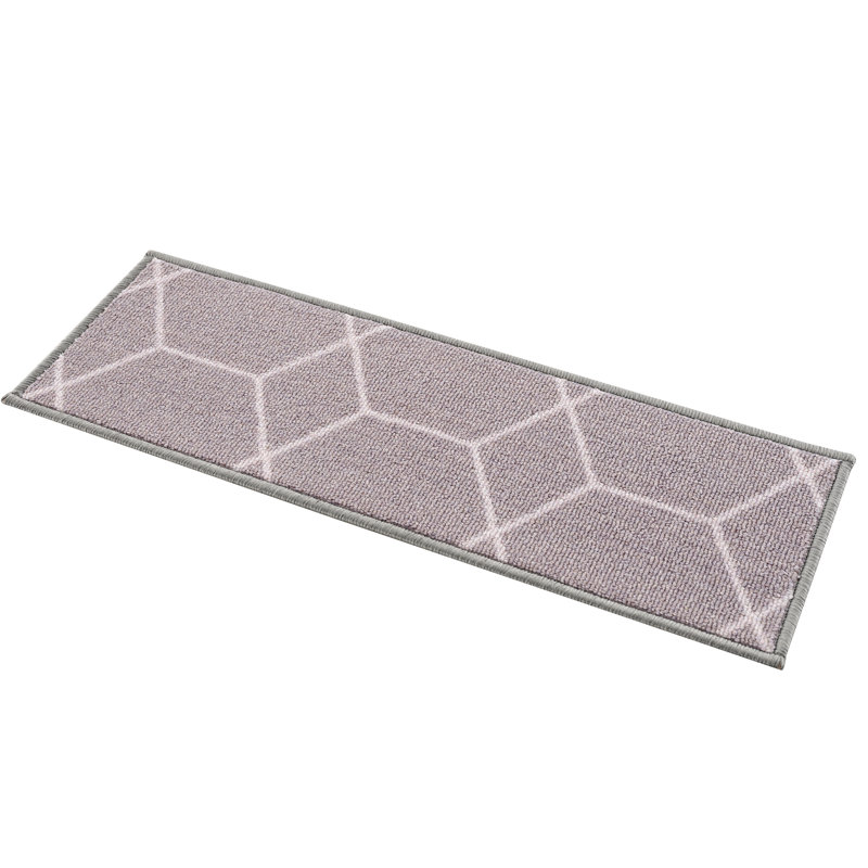 Tapis d'escalier antidérapant Tillison, Gris