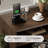 Fluted Nightstand with Charging Station, Modern 19.6in Wide End Table Wood Bedside Table with 2 Drawers for Bedroom-483795415-483795369