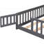 Structure de lit plateforme en bois massif avec clôture-371071558-371071576