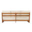 Paresseux d'extérieur 3 places en acacia beige-1215292607