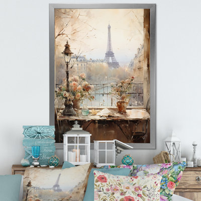 «Paris Spring Spring Elegance II - City Paris, art mural»