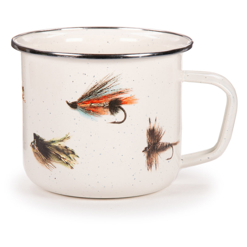 Set of 4 Fishing Fly Grande Mugs, 24