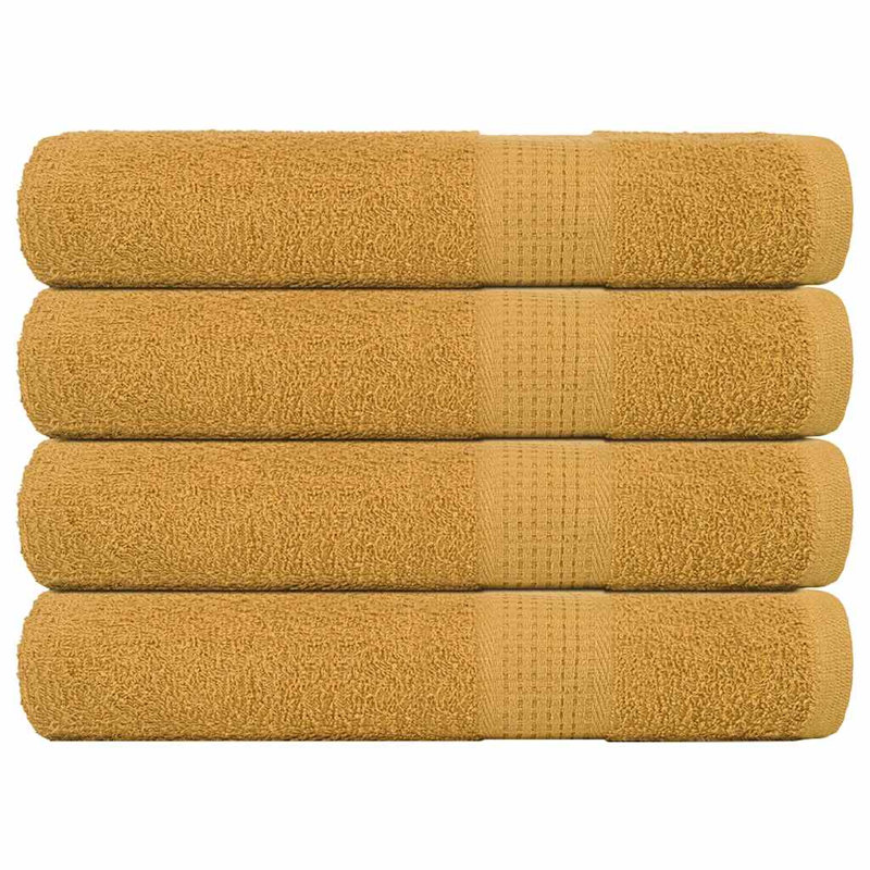 Reshod 100% Cotton Beach Towel, Gold