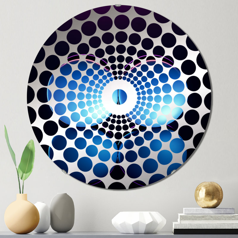 Miroir décoratif à cercles concentriques Camberley, 31,4 po x 31,4 po