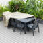Ensemble de salle à manger rectangulaire pour l'extérieur-669886244