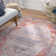 Tapis à motif oriental multicolore