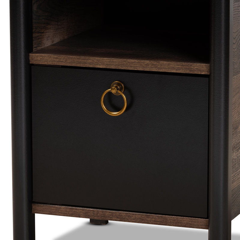 Nightstand, Rustic Brown