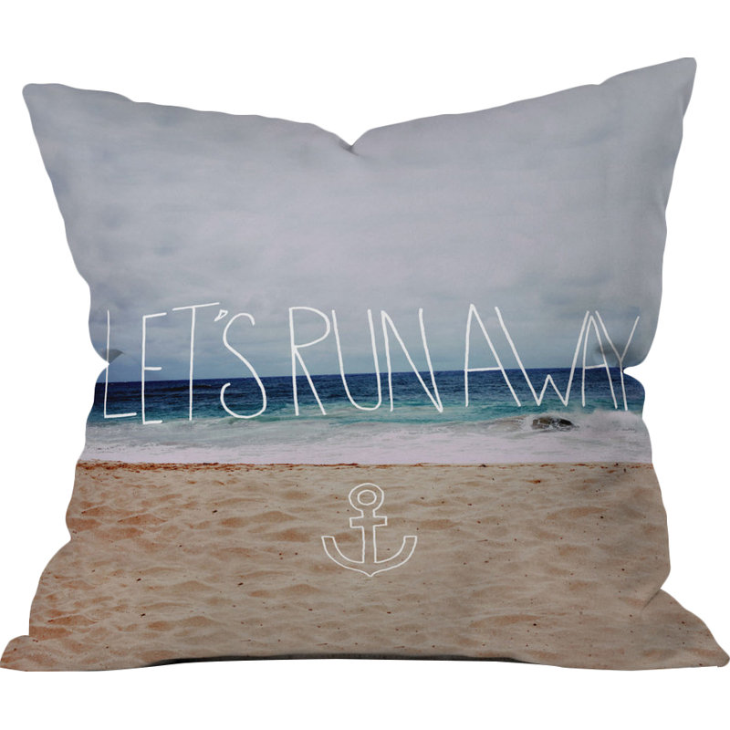 Lets Run Away III Square Pillow Cover & Insert, 20" x 20"