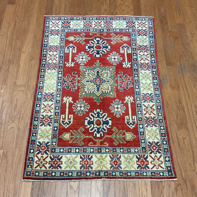  Tapis en laine fait à la main Kazak