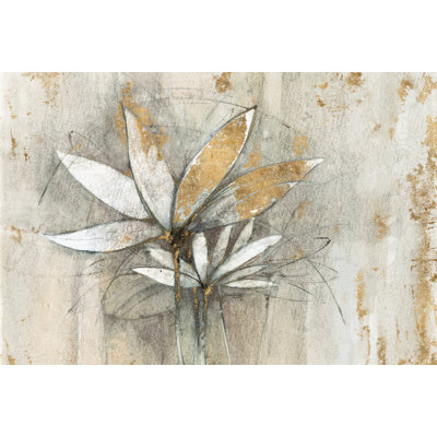 Windflowers Gold Crop by Avery Tillmon - Painting Print