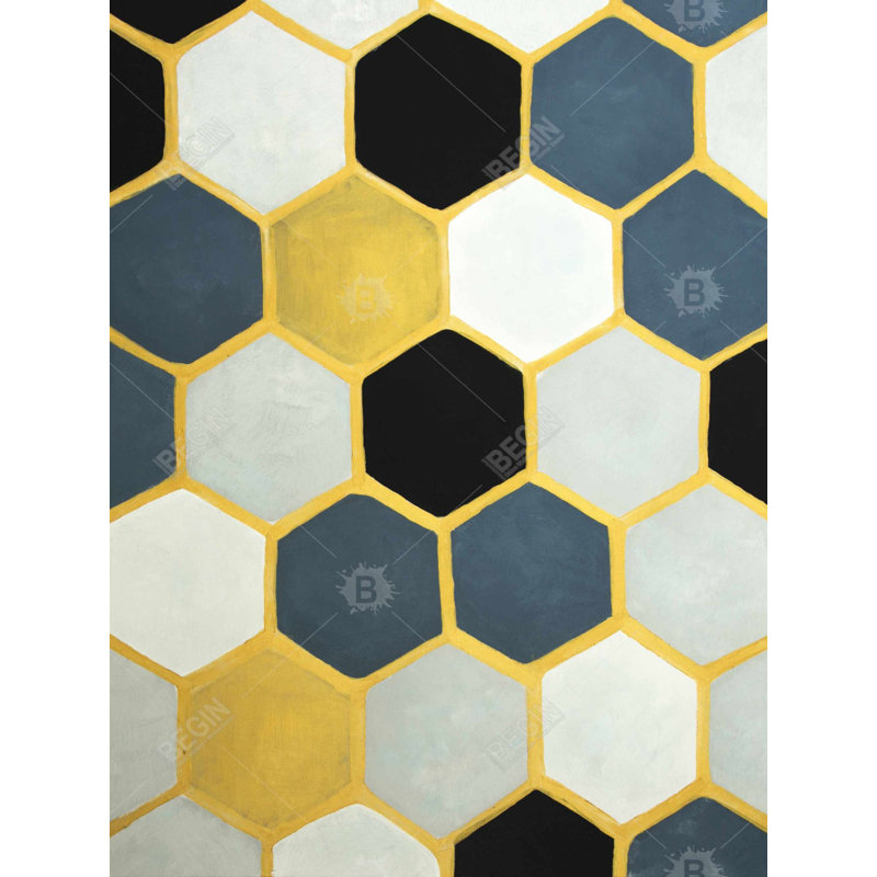 Blue Cells Modern Shapes Duvet Cover | Stylish Home Decor