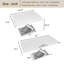 5-Piece Retractable Dining Table And Chair Set,Extendable Kitchen Dining Table Set For 4 To 6 People-554302300