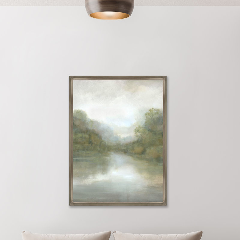 Lakeside Reflection III Painting by Jacob Lincoln