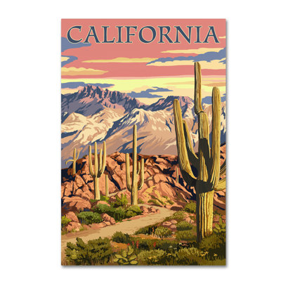 «Desert», publicité rétro sur toile Kadey